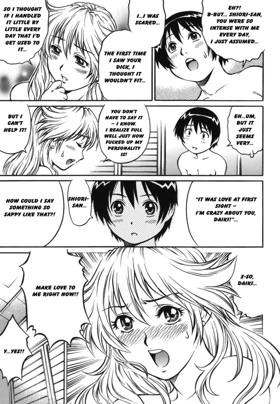 Hentai Manga Comic-Awkward Girl vs Virginal Masochist Boy-Read-15